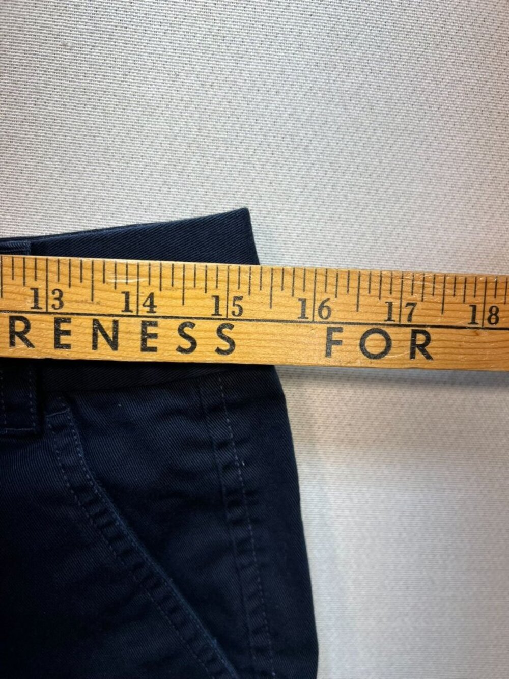 J.Crew Women's Cotton Chino Shorts Flat Front Size 2 Navy Blue Solid Pockets - Picture 7 of 10